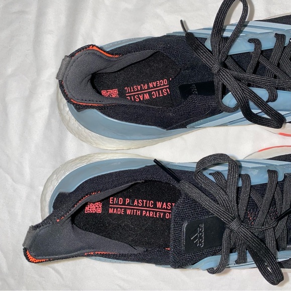 Adidas Ultraboosts Core Black Magic Athletic Shoes - Picture 6 of 8